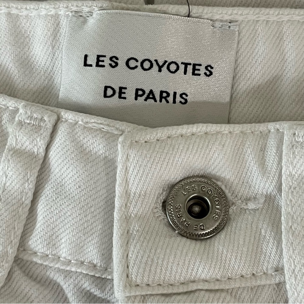 Les Coyotes De Paris Dewi Jeans in White Size US 26 FR 34 - Picture 3 of 10